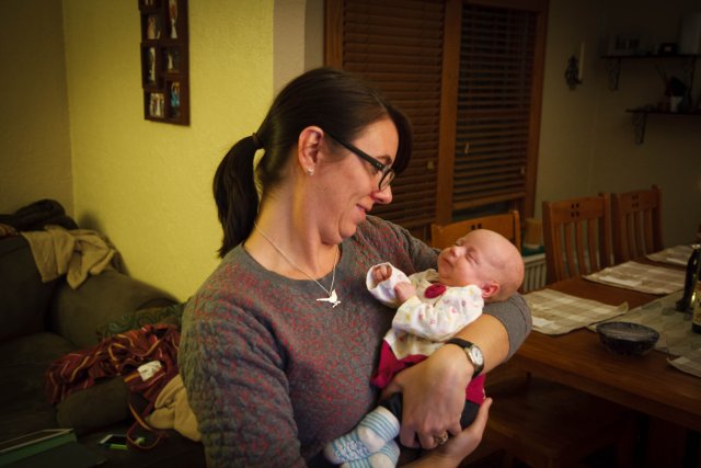 Sonja with her aunt Elly